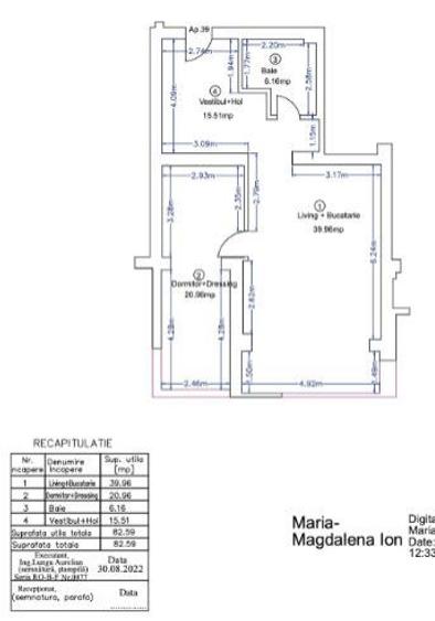 Apartament spatios 2 camere - 83 mp utili - zona Pipera (rond OMV) - 10