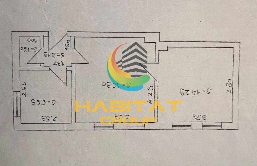 Casa de Vanzare 41 mp -2 camere + curte - zona Timpuri Noi - 8