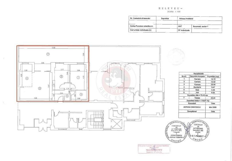 Sevastopol | 3 camere | Bloc 2009 | Decomandat | 119mp | B13042 - 7