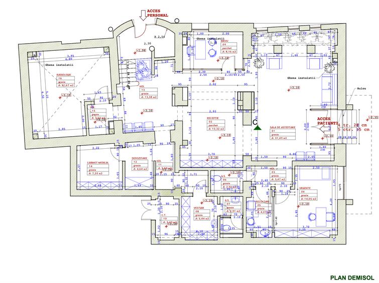 Cladire/Spatiu cu alta destinatie - 4 niveluri - pretabila diverse activitati - 55