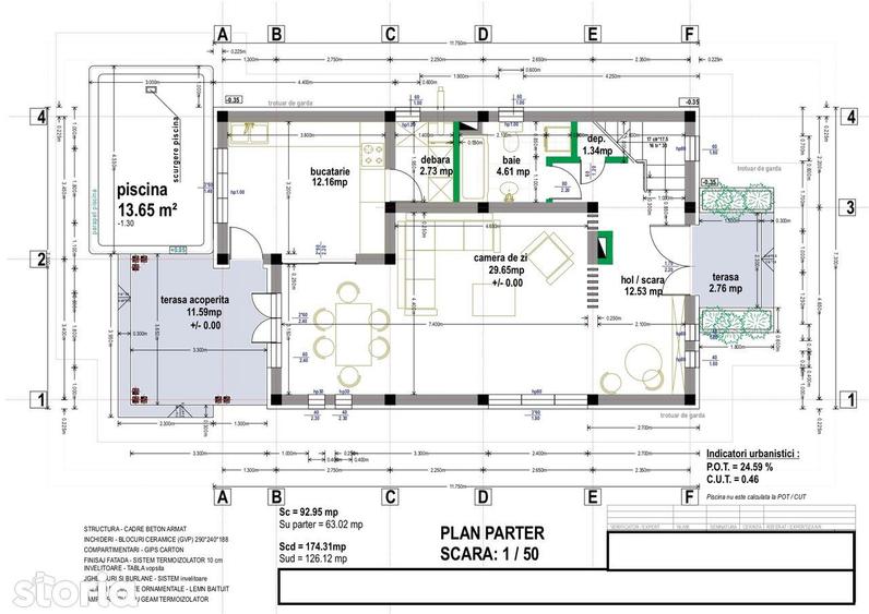 Vila moderna 4 camere cu piscina, partial mobilata | Albert MRS - 10
