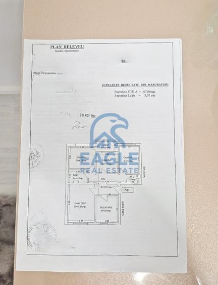 Cet - 4 Camere 2 Bai cu balcon etaj intermediar la cheie - 2