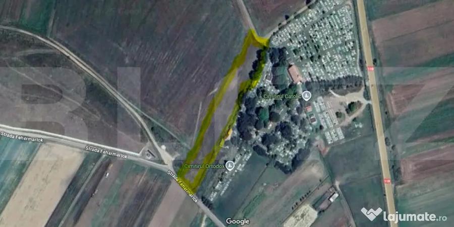 Teren de 6200 mp, în Central