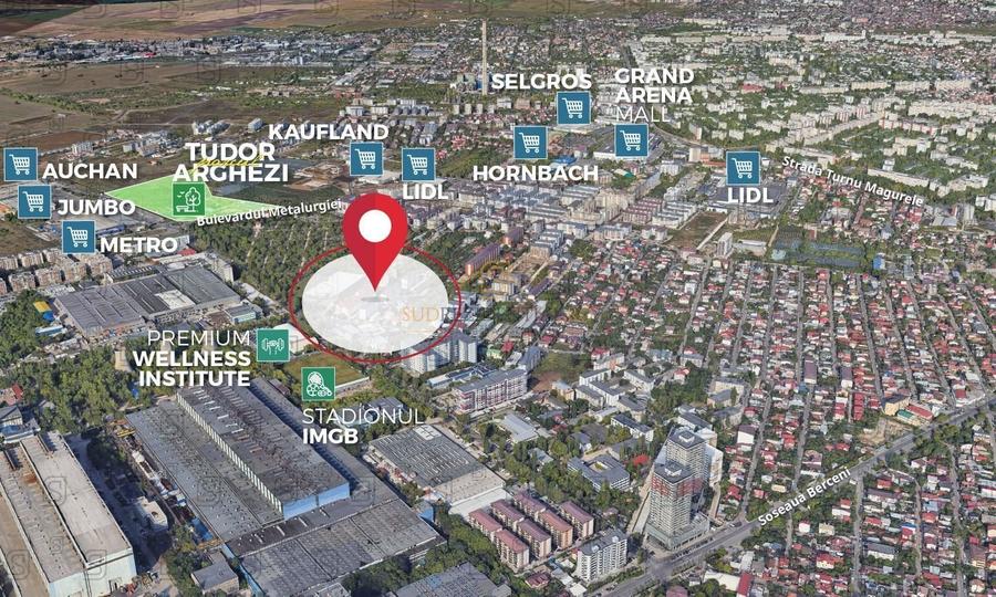 Teren Intravilan 997 mp, deschidere 76 ml, Drumul Cretestilor, Sector 4 - 4