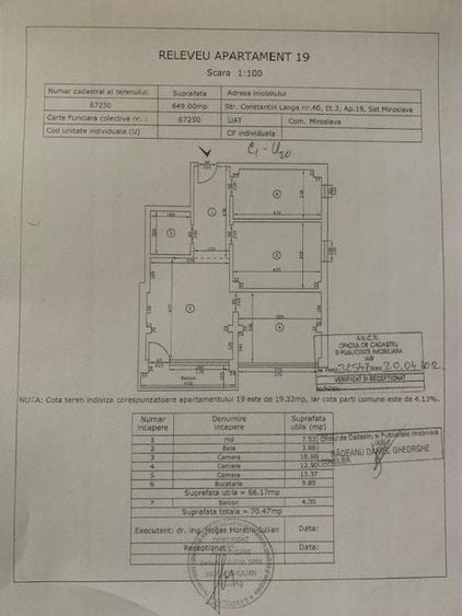 Apartament 3 camere, MIROSLAVA, str. C-tin Langa 40, LIBER!!! - 16