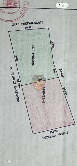 Teren 500 mp intre case, Agigea Central, utilitati langa teren - 1