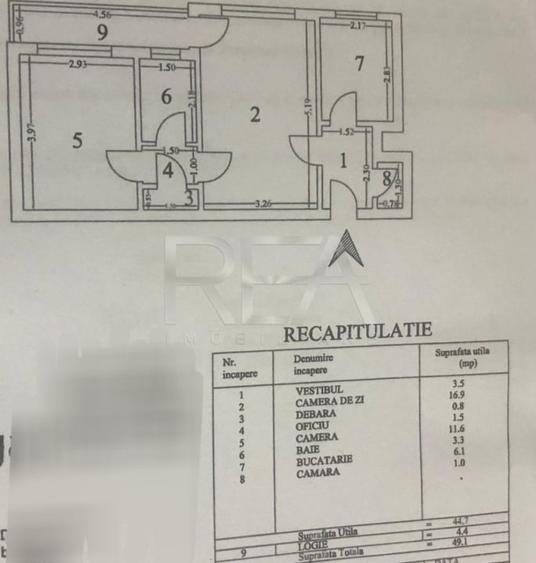 2 camere, et. 8/9, renovat PREMIUM-Gorjului - 12