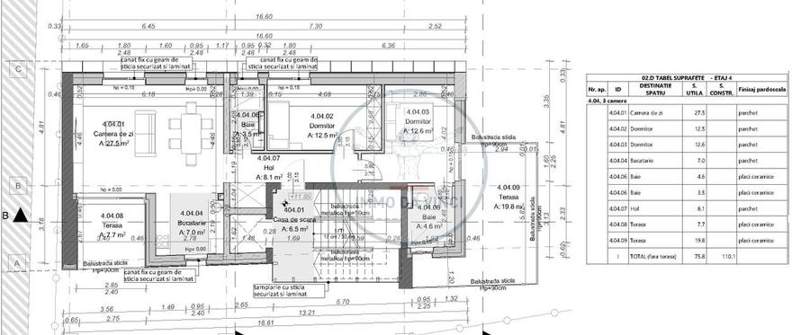 Apartament exclusivist 3 camere, 27mp terase, singur pe etaj Marasti - 4