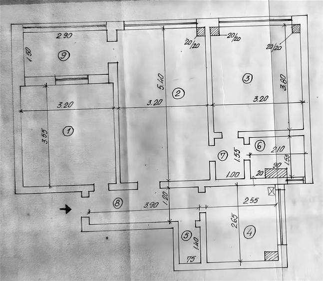 Apartament cu 3 camere de vanzare in zona Grivitei - 12