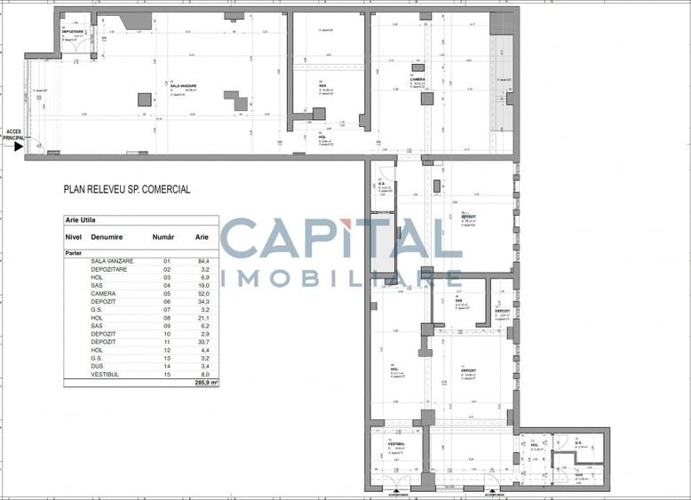De inchiriat – Spatiu Comercial 285,9 mp  Plopilor, Cluj-Napoca - 1