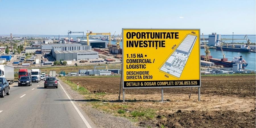 Mangalia Teren D= 44m La DN39, 2 Mai, 1.15 Ha Ideal Logistic / Retail - 5