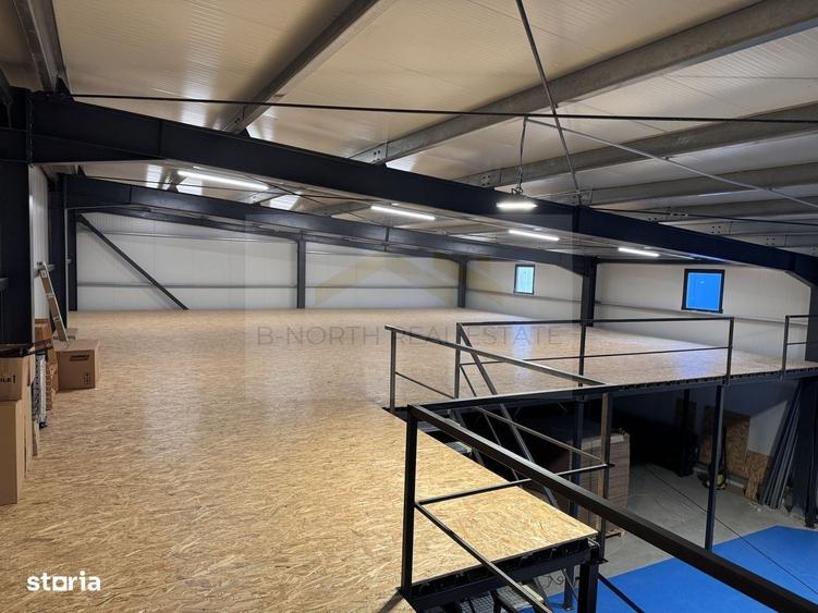 Hală nouă de închiriat 500 mp cu birou și acces TIR | lângă autostrada A2 - 2