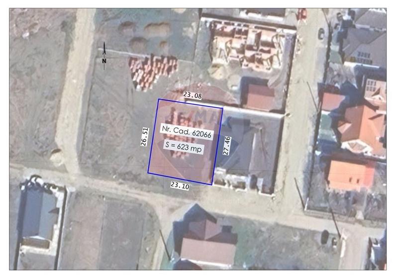 Teren intravilan de Vânzare, Sântandrei 623mp, Strada Plopului - 1