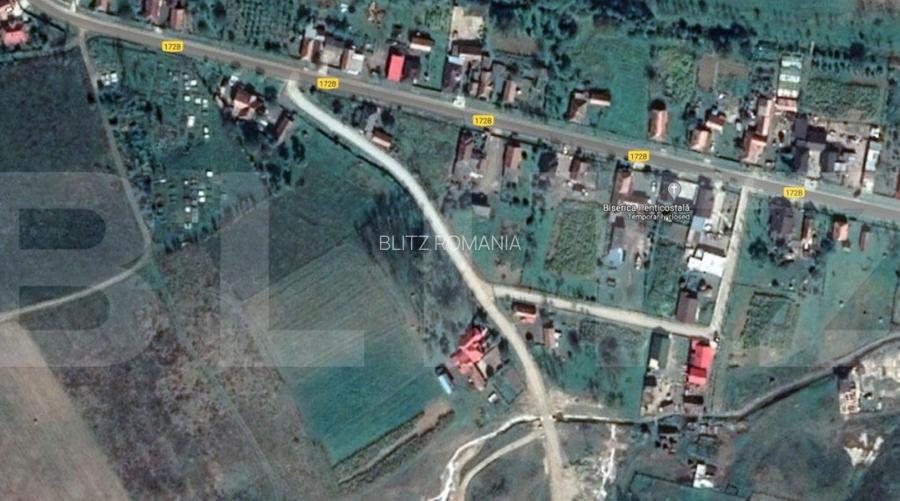 EXCLUSIVITATE! 1 ha de teren (4000 mp intravilan; 6500 mp ex