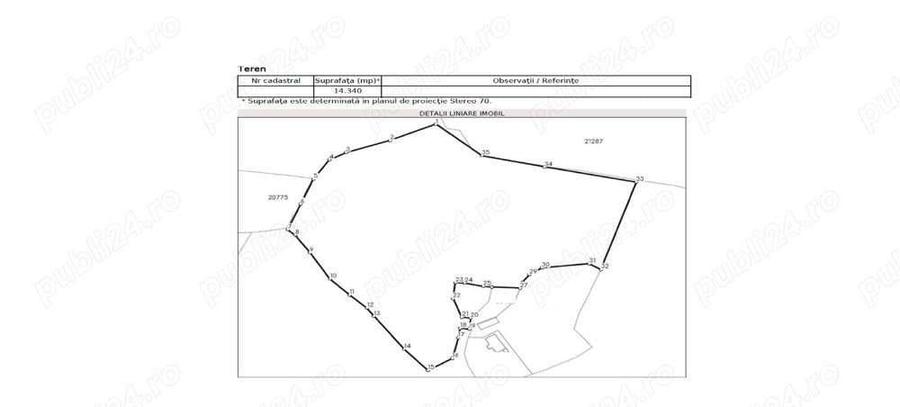 Teren intravilan in Provita de Jos 14.340 mp-- 90.000 e - 11