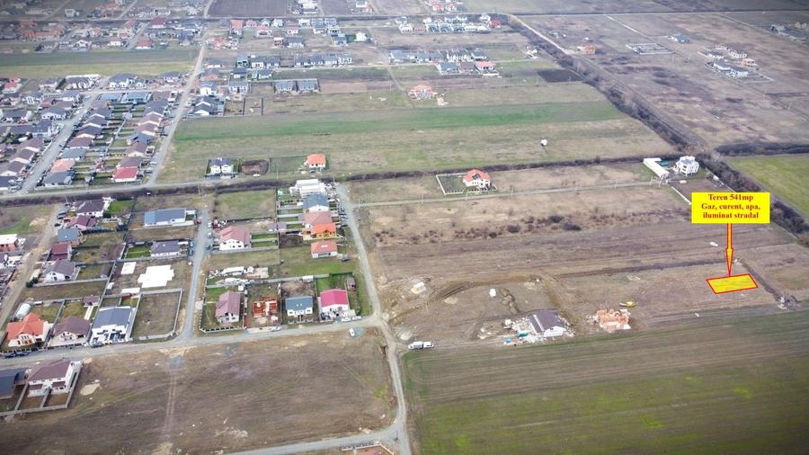 Teren de vanzare Mosnita, cu gaz, curent, apa retea - 3