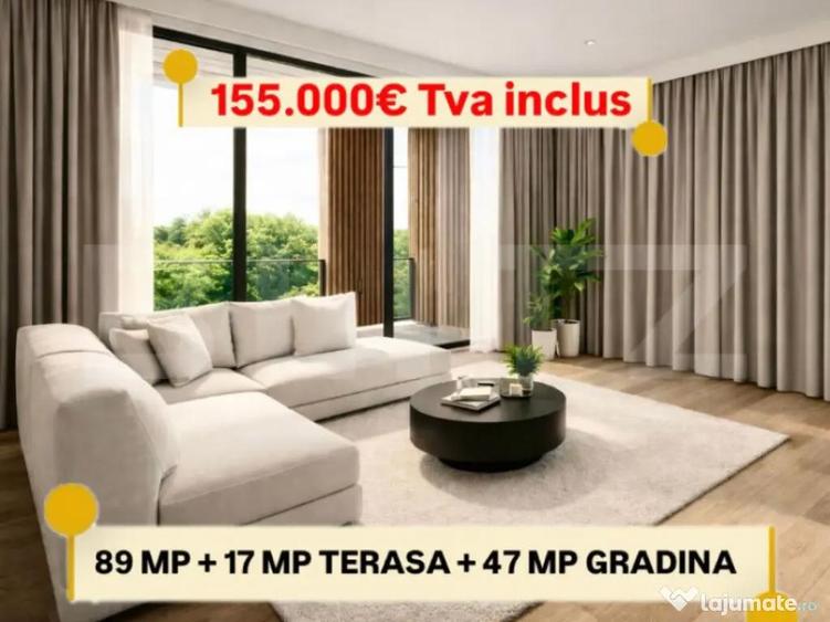 Apartament de vanzare cu 4 camere, 89 mp, zona Torontalului - 1