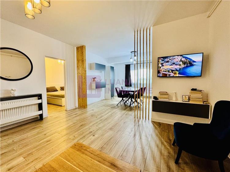 Apartament cu 2 camere | mobilat si utilat modern | Calea Turnisorului | etaj 2 - 1