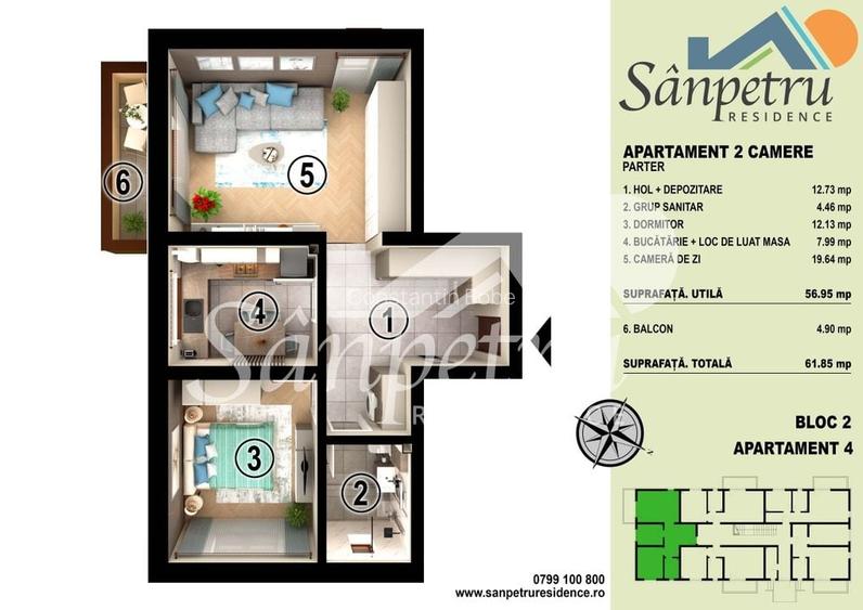 🏡 Apartament 2 camere cu Reducere TVA – Promoție Limitată!!