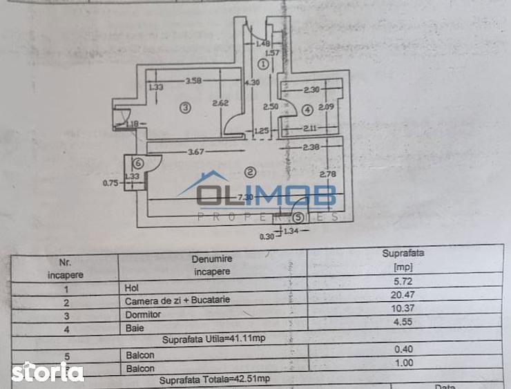 Apartament cu 2 camere, mobilat în Ștefăneștii de Jos