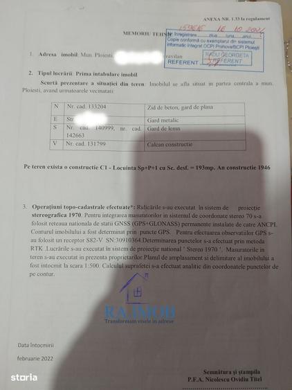 Casă cu 4 camere cu Teren 322 Mp în Ultracentral