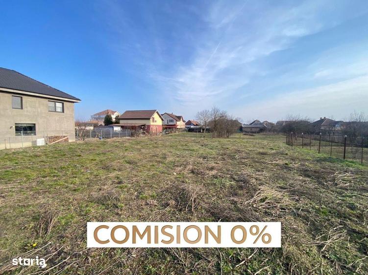 COMISION 0%, TEREN PREMIUM 1100MP, CENTRU UTVIN, TOATE UTILITA?ILE - 1