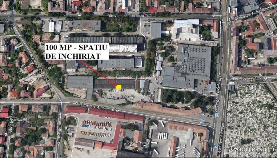 Spațiu industrial, 100 mp în Complex Studențesc