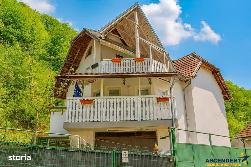 3D! Casa autentica,5.025 mp teren,in spectacolul montan al Cetatii Med - 5