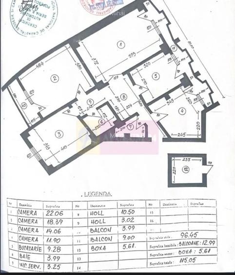 Vanzare apartament de 4 camere la Casa Poporului-stradal - 11