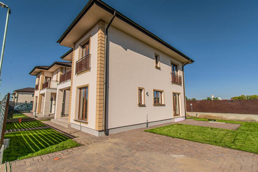 Proiect Aleea cu Tei, 5 vile la cheie, curte amenajata - 19