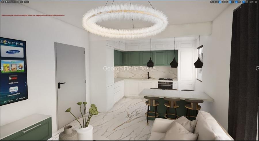 Apartament 3 camere cu gradina proprie