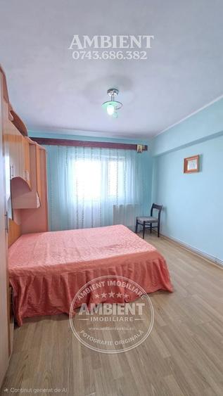 Apartament cu 3 camere decomandat, mobilat în Gară