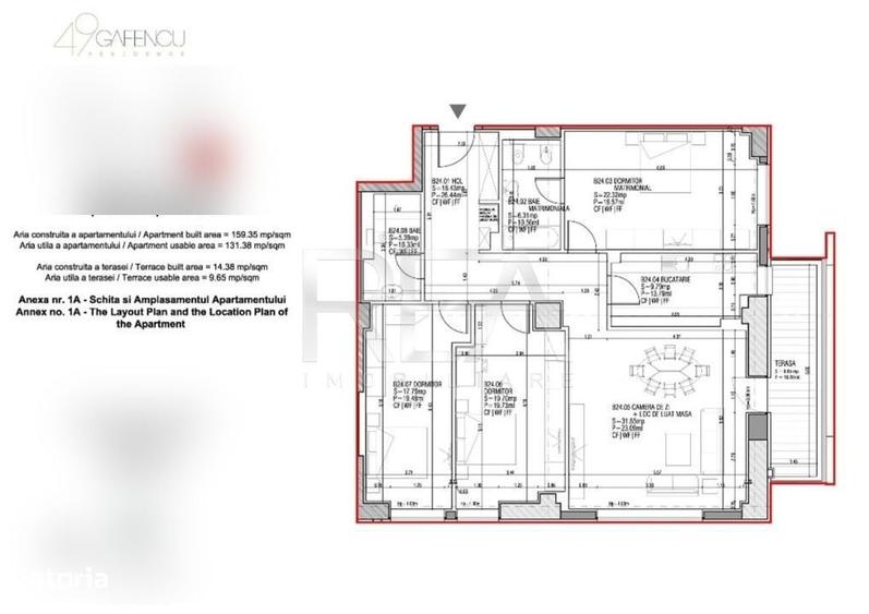 Apartament cu 4 camere în Herăstrău