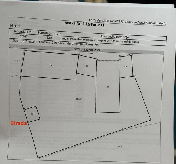 Casă cu 2 camere cu Teren 829 Mp în Beriu
