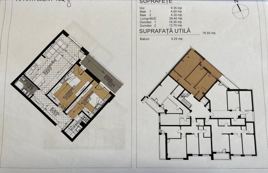 SAVAR RESIDENCE,Bloc Nou Splaiul Unirii,Ap. 3 Camere la Dezvoltator ! - 7