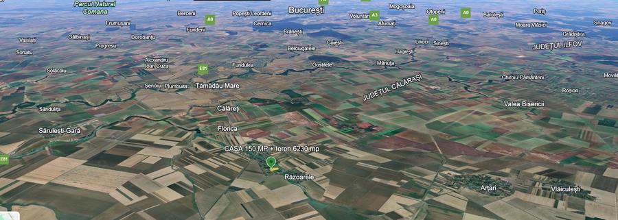 Vand casa 150 mp cu teren 6.230 mp si vedere la balta – Ileana, Calarasi - 3