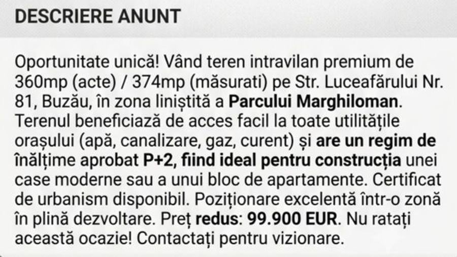 Spațiu comercial, în Marghiloman