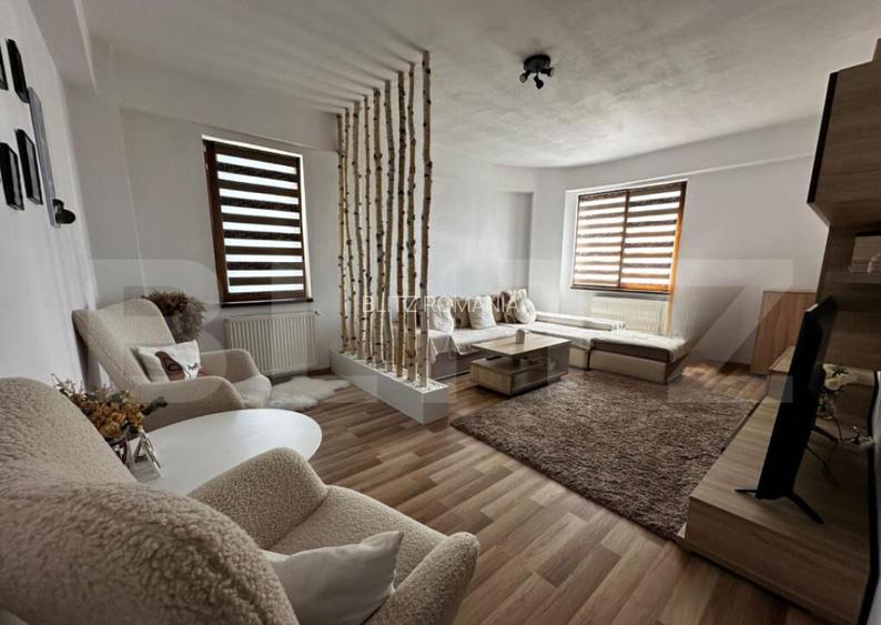 Apartament deosebit mobilat 63 mp, 2 camere, 2 balcoane Apartament deosebit mobilat 63 mp, 2 camere, 2 balcoane