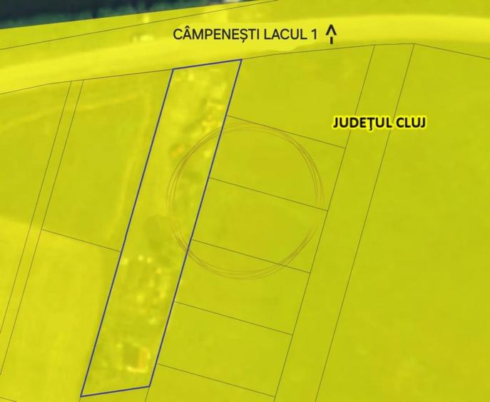 Teren cu autorizatie de construire, 1500 mp, Campenesti, zona Lacul 1 - 4