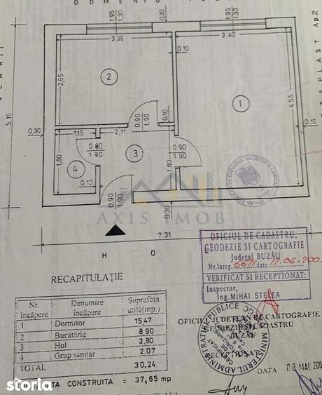 Exclusivitate !!! Garsoniera spatioasa confort 1 decomandata bloc Meta - 2