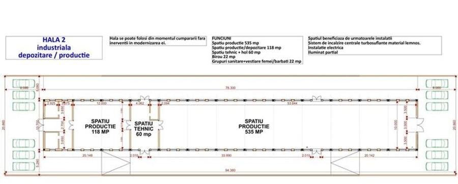 Hale industriale, fabrica de mobila la chei'?de vanzare, zona Horlesti - 6