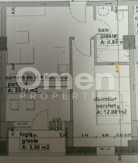 Apartament 2 camere, etaj 6/7 Vasile Alecsandri bloc Revolution Residence - 2