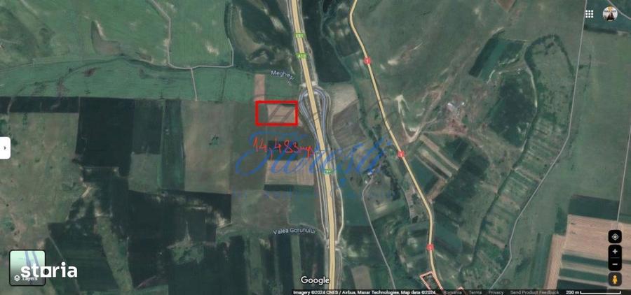 Teren extravilan 14483mp langa Autostrada Apuseni - 2