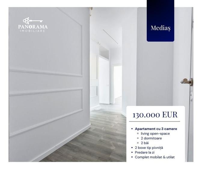 Apartament central de vânzare în Mediaș - Finisaje premium | 90 mp ut - 2