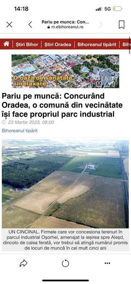 Teren Osorhei in spate la Parcul Industrial, langa Centura Osorhei - 10