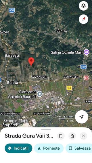 Teren intravilan 2.590 mp toate utilita?ile Gura Vaii, Cazane?ti - 2