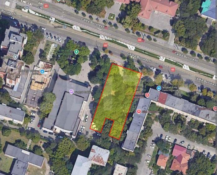Teren stradal, Calea Bucuresti, 1920 mp intravilan, pozitie - 3