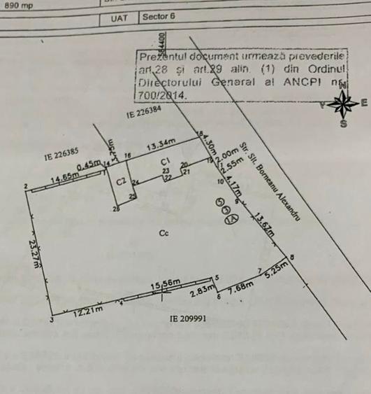 GROZAVESTI || TEREN  890 MP || DESCHIDERE 30 ML - 4