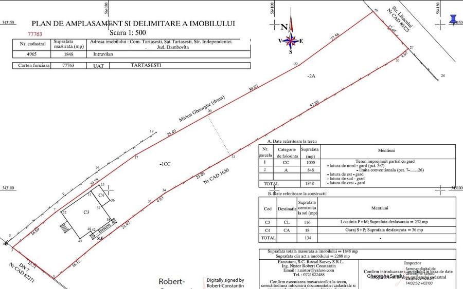 Stradal DN7, vila semifinisata, deschidere pe ambele capete - 29