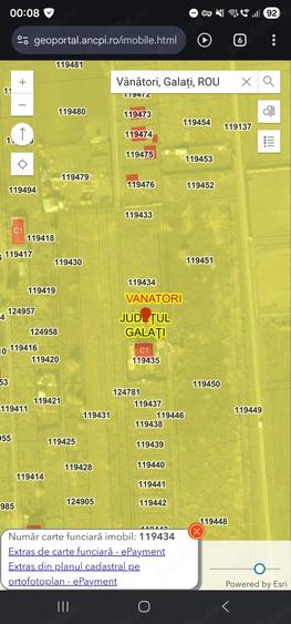 Teren Intravilan 2.472 mp - Vanatori, Gala?i | Deschidere 85 ml | Ideal Parcelare - 1